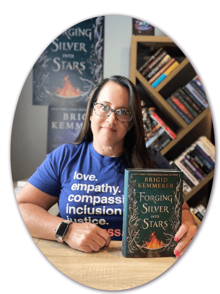 Brigid Kemmerer Author Photo with Forging Silver into Stars